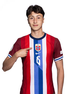 Andreas Heredia-Randen of the Norwegian under-19 national