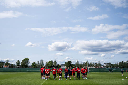 Players of the Norwegian under-19 national football team