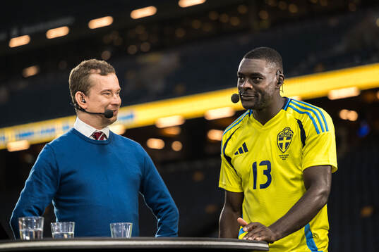 Erik Niva of Swedish broadcaster Viaplay and Ken Sema of