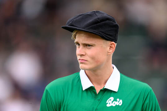 Varbergs Edvin Tellgren vid lineup