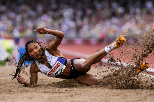 Tara Davis-Woodhall of USA