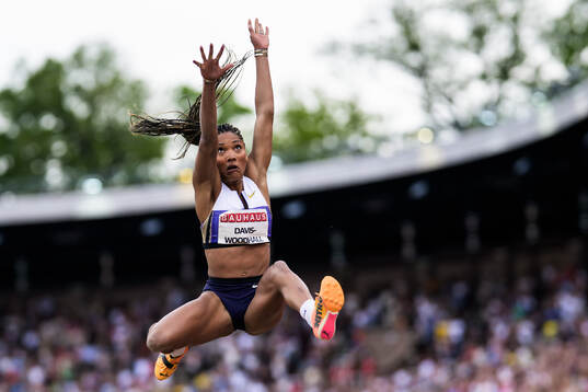 Tara Davis-Woodhall of USA