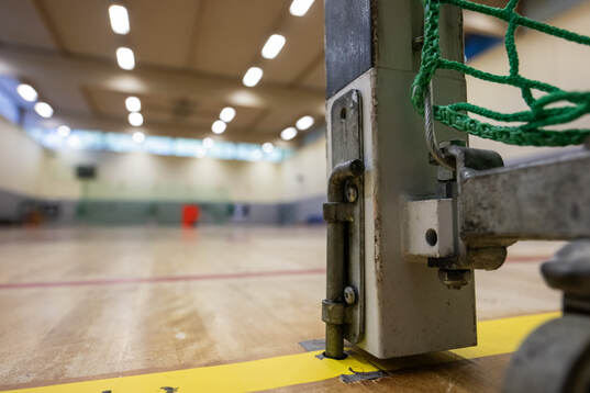 Handbollsmål i Rosendalshallen