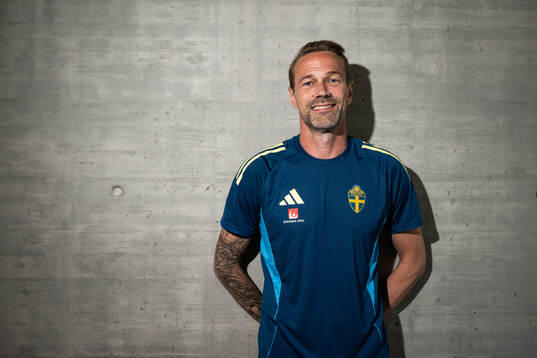 Coordinator Magnus Andersson of the Swedish women’s