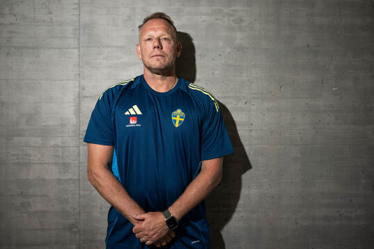 Head of security Stefan Dejemyr of the Swedish women’s