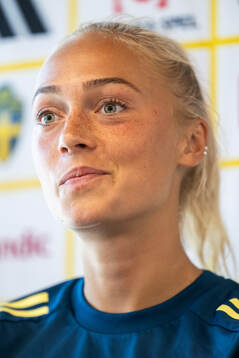 Hanna Bennison of the Swedish women's national football
