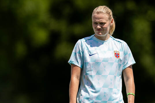 Mathilde Harviken of the Norwegian women's national
