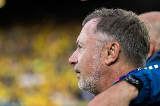 Head coach Peter Gerhardsson of Sweden