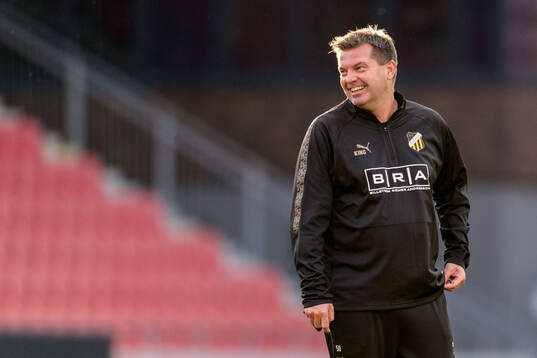 Coach Jens Gustafsson of Häcken