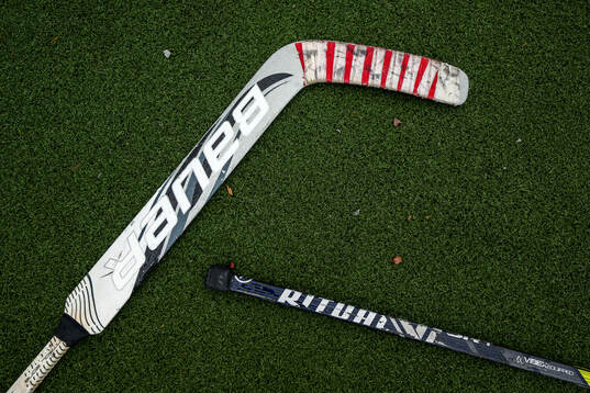 Ishockeyklubbor på konstgräs