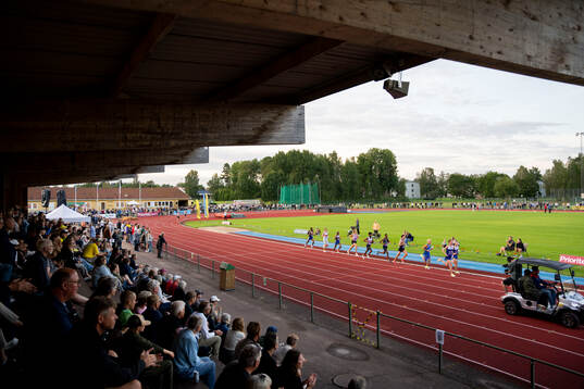 Vy över herrarnas 10 000