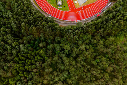 General view of Ravnanger Idrettspark