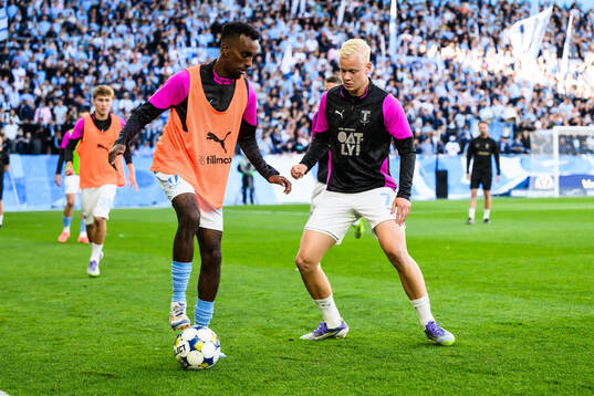 Taha Ali and Otto Rosengren of Malmö FF