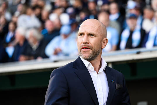 Head coach Henrik Rydström  of Malmö FF