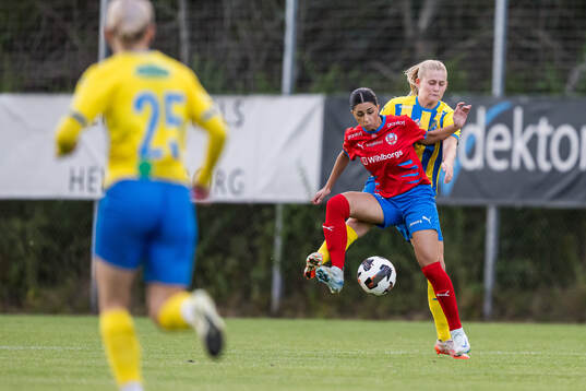 Helsingborgs Mona Chahrour och Eskilsminnes Elin Persson