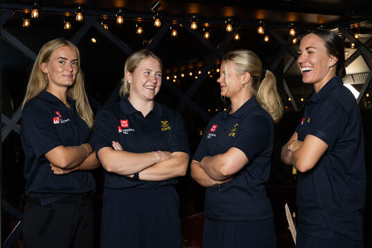 Emma Söderberg, Lina Ljungblom, Maja Nylén Persson and