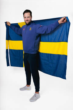 Victor Hedman of the Swedish men's national ice hockey team