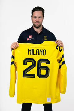 Victor Hedman of the Swedish men's national ice hockey team