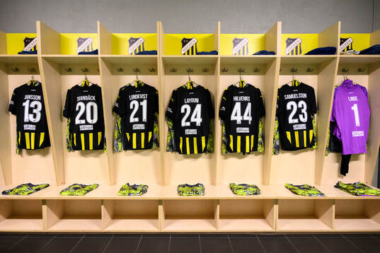The shirts of Sigge Jansson, Adrian Svanbäck, Adam