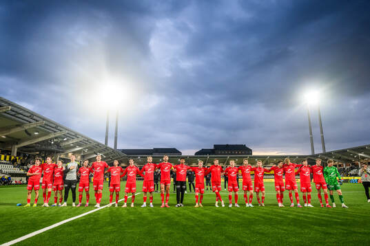 Players of Brann celebrate