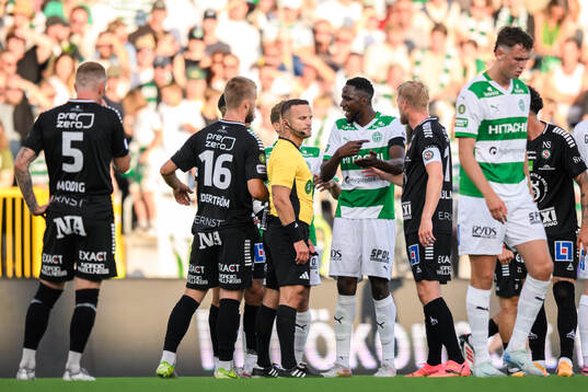 under fotbollsmatchen i Superettan mellan Västerås och