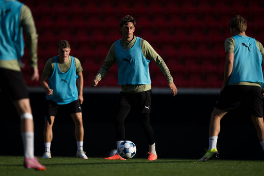 During a training session with Häcken