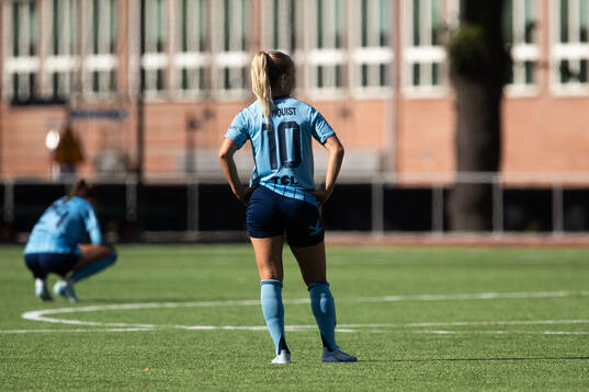 Djurgårdens Tove Almqvist deppar