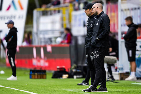 Freyr Alexandersson, head coach of Brann, and Jonathan