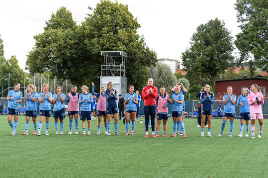 Djurgårdens spelare jublar