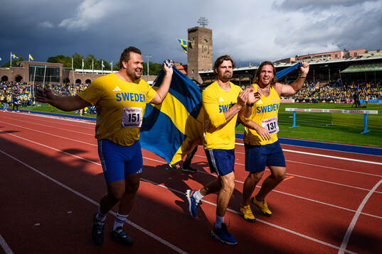 Daniel Ståhl, Simon Pettersson and Wictor