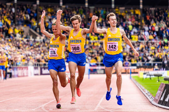 Vidar Johansson, Simon Sundström and Leo Magnusson of