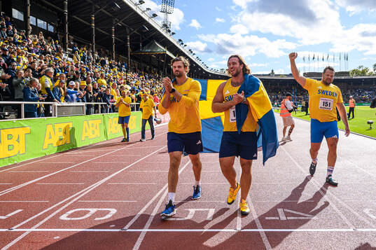 Simon Pettersson, Wictor Petersson and Daniel Ståhl of