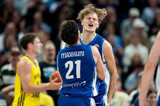 Miikka Muurinen of Finland celebrates