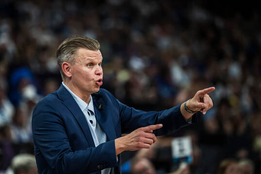 Assistant coach Teemu Rannikko of Finland