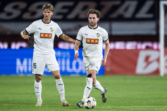 Samuel Leach Holm and Adam Lundkvist of Häcken