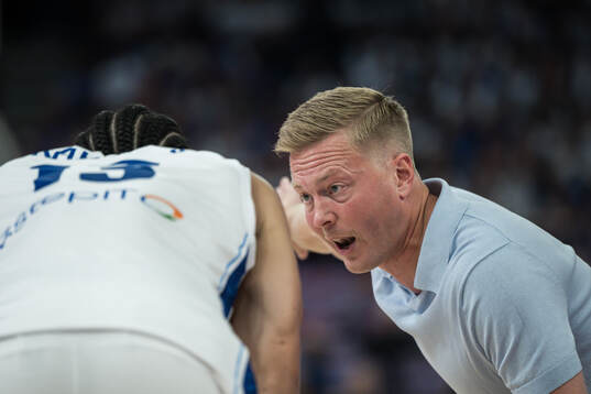Coach Lassi Tuovi of Finland