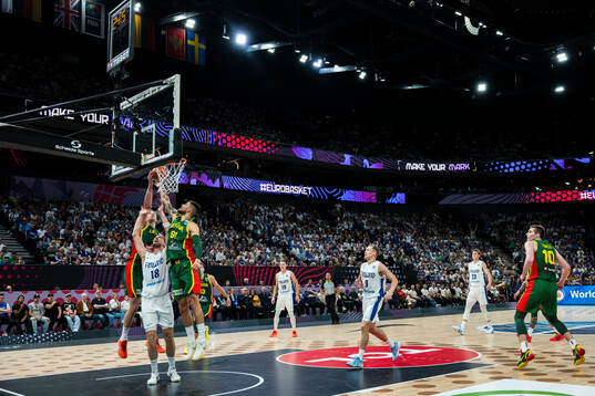 Mikael Jantunen of Finland and Deividas Sirvydis of
