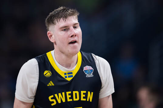 Simon Birgander of Sweden looks dejected