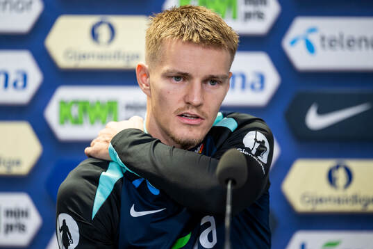 Martin Ødegaard of the Norwegian national football team