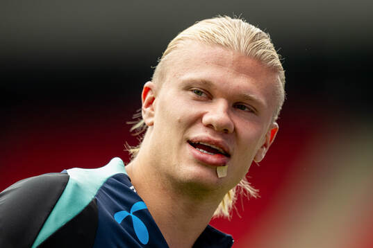 Erling Braut Haaland of the Norwegian national football team