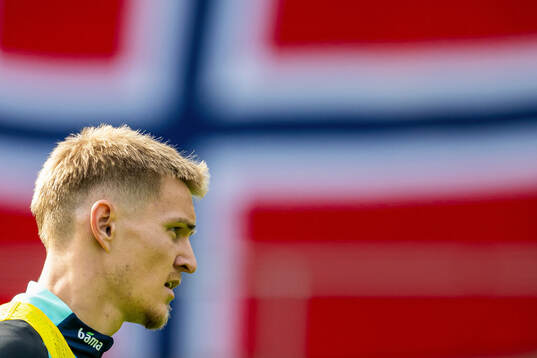 Martin Ødegaard of the Norwegian national football team