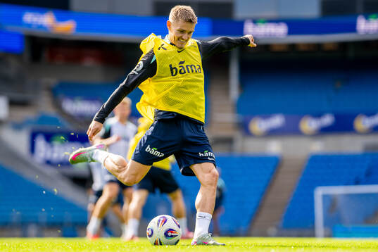 Martin Ødegaard of the Norwegian national football team