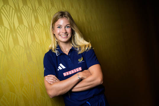 Julia Henriksson of the Swedish national athletics team