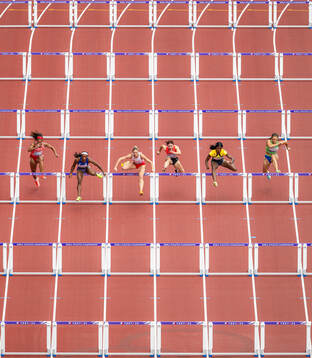 Tatiana Aholou of Canada, Grace Stark of USA, Pia