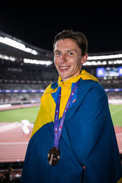 Andreas Almgren of Sweden poses for a portrait with his