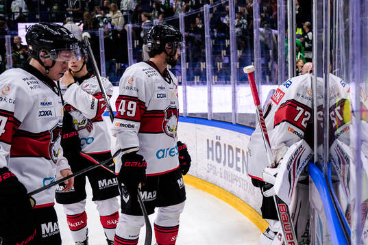 Malmö Redhawks spelare deppar