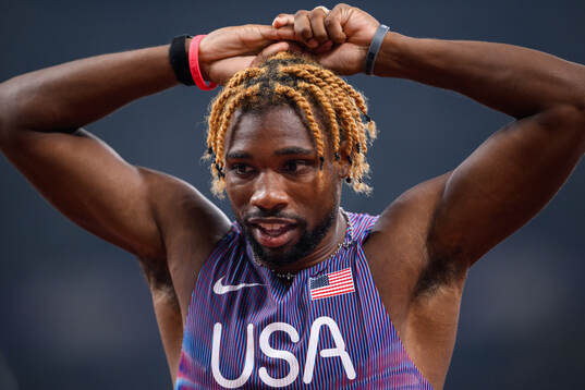 Noah Lyles of USA