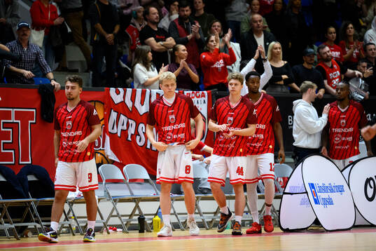 under basketmatchen i herrarnas SBL mellan Uppsala och