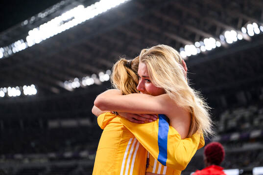 Ellen Ekholm of Sweden and Engla Nilsson of Sweden