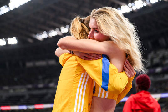 Ellen Ekholm of Sweden and Engla Nilsson of Sweden